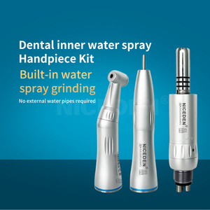 Dental Low Speed Handstück Kit Luft turbine Gerader Gegenwinkel Luft motor Innen wassers pray Löcher - Product Image 2