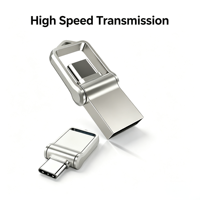 Clé USB OTG Mini Métal USB 3.0/2.0 Nouvelle Génération, Capacités de 4 Go à 256 Go, Garantie 1 An - Vente Flash