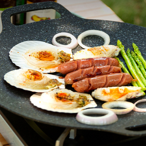 Grilling Korean <strong>Grill</strong> <strong>Pan</strong> Nonstick Round BBQ Griddle Compatible for Induction/Gas Stove/Electric Cooktop - Product Image 6