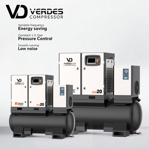 Compresor de Aire Industrial de Tornillo de 300-500 Litros, 7.5kW-37kW (10HP) para Pulverización y Costura Industrial - Product Image 2