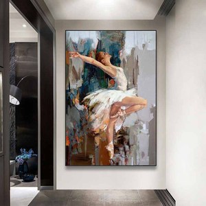 Arte de grafiti HD para Ballet y niñas, imágenes de pared y pintura en lienzo para decoración del hogar, Cuadros de decoración para sala de estar - Product Image 2