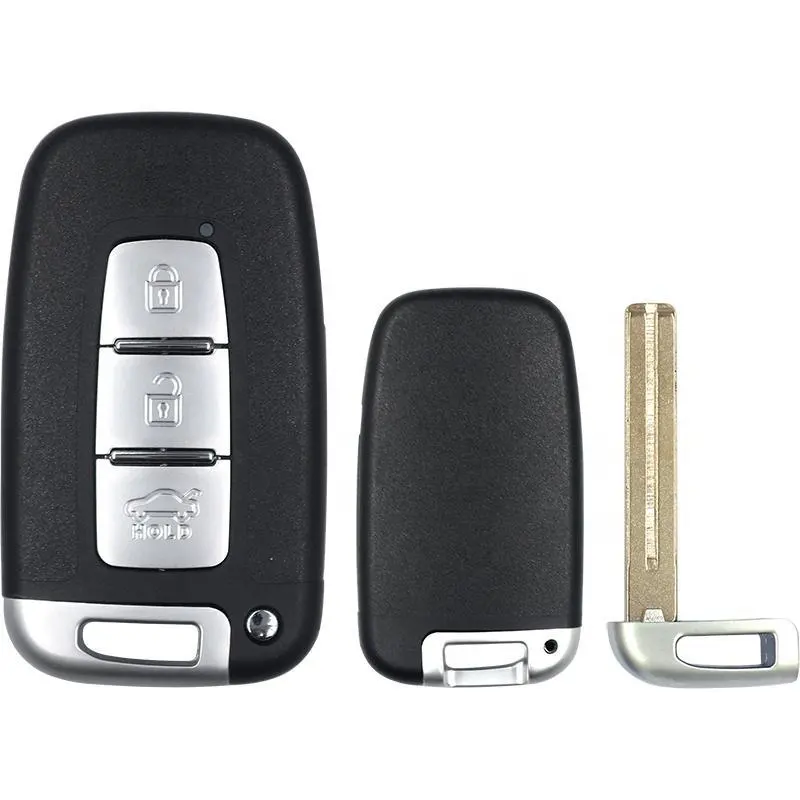 Capa de reposição para chave de carro com controle remoto inteligente, fob de 4 botões para Hyundai Kia SY5HMFNA04 B106