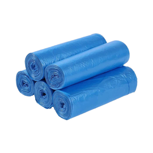 Large 10-20 L Polyethylene Drawstring Garbage <b>Bags</b> Extra-Thick Heavy Duty BEXBAG Modern Recyclable Custom Printed Multi-<b>Waste</b> - Product Image 4