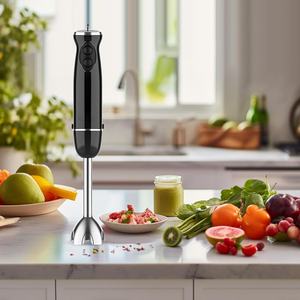 3-in-1 Electric 600W Household Hand Blender with Stainless Steel Blades and Whisk Fast Easy Clean ABS Container - Product Image 5