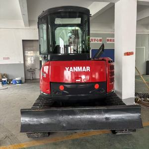 Mini-excavatrice sur chenilles d'occasion Yammar VIO35 d'origine japonaise, 3,5 tonnes, hydraulique, pour travaux de construction, d'agriculture et d'aménagement paysager. - Product Image 2