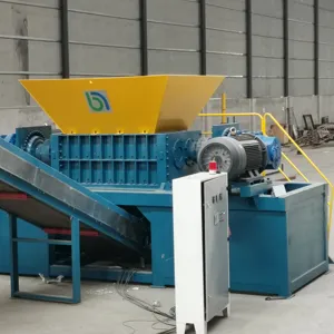 Nhiệm vụ nặng nề công nghiệp phế liệu kim loại Shredder máy đôi trục thủy lực băm nhỏ thiết bị tái chế