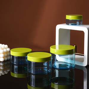 200ml 300ml 500ml PET boca ancha embalaje de tarro de cuidado personal - Product Image 1