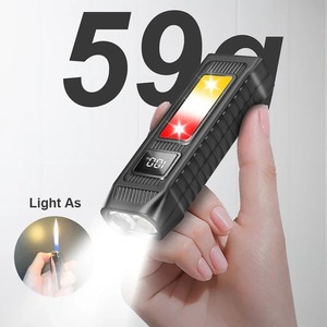 High Power <b>Flashlight</b> Mini LED USB Rechargeable Tactical <b>Flashlight</b> with Strong Magnet Outdoor Portable Emergency Lighting <b>Torch</b> - Product Image 4