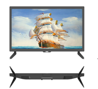 CKD TV LED pintar 18.5 inci 12V DC mendukung sinyal Digital untuk instalasi tenaga surya