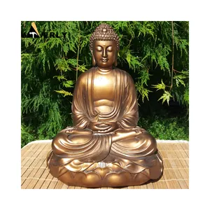 Wholesale Custom High Quality Life Size Handmade Antique Meditating Brass Bronze Buddha Statues For Sale