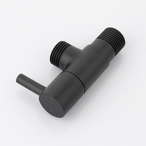 Valvola di Controllo Angolare in Ottone Cromato Nero per Scaldabagno, Ingresso WC, Bidet, Accessorio per Doccia - Product Image 4