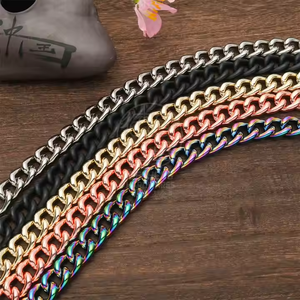 Chaîne en aluminium de 3.5mm d'épaisseur de fil <span class=keywords><strong>pour</strong></span> <span class=keywords><strong>sac</strong></span> chaîne d'épaule en métal <span class=keywords><strong>pour</strong></span> femmes sangle de <span class=keywords><strong>sac</strong></span> <span class=keywords><strong>pour</strong></span> femmes - Product Image 2