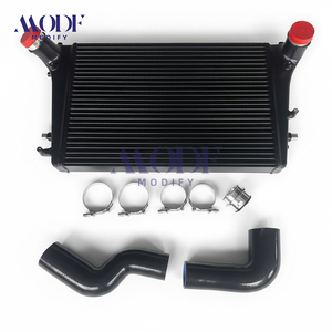 JT-PC03 <span class=keywords><strong>Intercooler</strong></span> de course en aluminium amélioré pour Audi A3 S3 <span class=keywords><strong>Golf</strong></span> <span class=keywords><strong>5</strong></span> 6 GTI BMW Z4 Skoda Octavia RS Scirocco 3, prévention de la surchauffe - Product Image 1