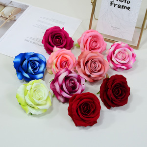 Cabezas de Rosa de Terciopelo Artificial Dongchen Crafts, Flores de Seda para Decoración de Bodas, Decoración del Hogar, Accesorios de Fotografía para Exteriores - Product Image 1