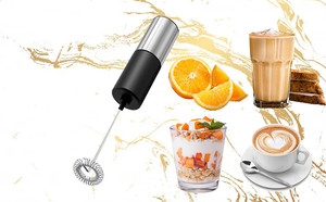 Mousseur à lait et café électrique portatif sans fil à vitesse unique pour matcha, café et lait – Vente en gros - Product Image 6
