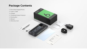 Doogee Fire 6 Max Rugged <span class=keywords><strong>Smartphone</strong></span> Android 14 NFC immagine termica fotocamera 5G versione globale 8 + 256GB 20800mAh Doogee telefono cellulare - Product Image 4