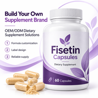Capsules de Fisetin Marque Blanche 60 Unités – Complément Alimentaire pour le Bien-être Quotidien et le Soutien du Bien-être Cellulaire – OEM ODM