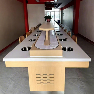 <span class=keywords><strong>สายพาน</strong></span>ลำเลียงหม้อร้อนแบบโรตารี่สายพานลำเลียงสำหรับร้านอาหารเกรดอาหารที่ถูกสุขอนามัยในเชิงพาณิชย์ - Product Image 1