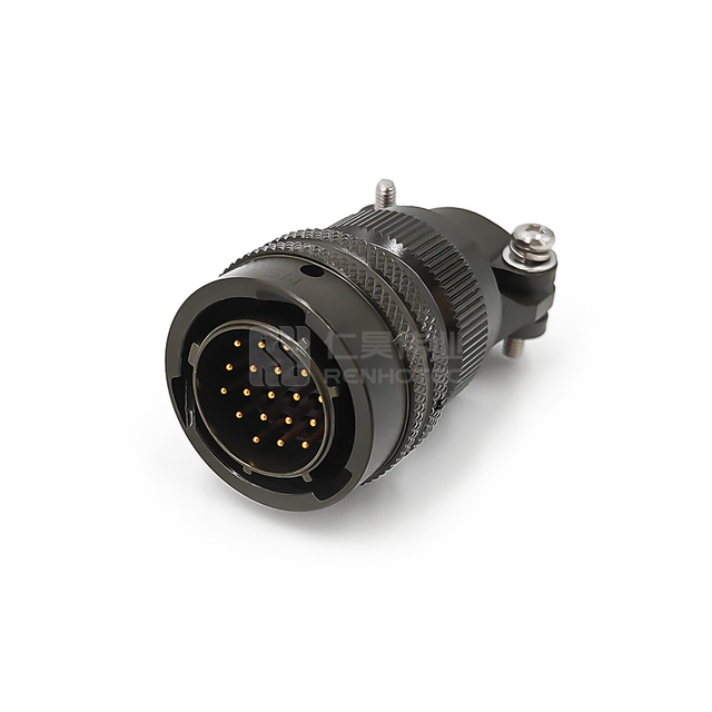 MS3116F14-19P Industrial Circular MIL Spec Connector 19Pin Straight Cable Plug MIL-DTL-26482 Series I