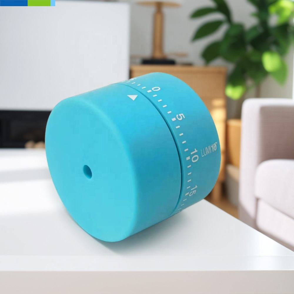 Cycinder Mechanics Timer 60min Standard Countdown Eco-Friendly Plastic Kitchen Tool Novelty Classic Industrial Modern Design