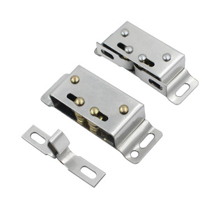 Loquet de porte magnétique en acier inoxydable Jin Aoding, loquet de placard à ressort, boucle à billes, petit et grand, installation manuelle - Product Image 1