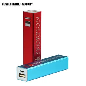 Kostenloser Versand 2020 meist verkaufte Produkte in Alibaba anpassen Logo 2200mah 2600mah Smartphone Power banks