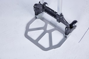 Katlanabilir alüminyum alaşım merdiven egzersiz aleti alışveriş el el arabası tekerleği taşınabilir sulama sepeti - Product Image 3