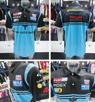 Polo Sportif Séchant Rapidement de Qualité, Maillot F1 Uniforme de Course d'Équipe, Personnalisation par Sublimation pour Voitures de Formule