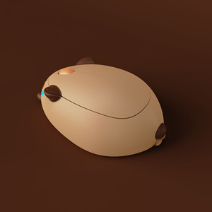 Ratón Inalámbrico Akko Capybara 2.4G, Plug and Play, <span class=keywords><strong>para</strong></span> Diestros, Seguimiento Óptico, 3 Botones, Diseño Ergonómico y Agradable al Tacto - Product Image 3