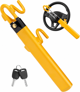 JOYART <span class=keywords><strong>Meilleur</strong></span> <span class=keywords><strong>antivol</strong></span> de <span class=keywords><strong>volant</strong></span> avec clés, verrous de <span class=keywords><strong>volant</strong></span> réglables pour la sécurité <span class=keywords><strong>antivol</strong></span> de la voiture, <span class=keywords><strong>antivol</strong></span> de <span class=keywords><strong>volant</strong></span> à double crochet - Product Image 1