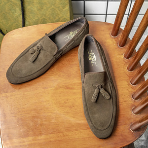 Chaussures d'automne personnalisées en cuir véritable, luxueuses, confortables, de créateur italien, décontractées, formelles, pour les occasions spéciales, légères - Product Image 6