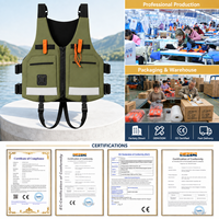 Chaleco Salvavidas Profesional de 150N para Aguas Rápidas con Espuma NBR, Correas Ajustables y Detalles Reflectantes para Rafting, Kayak, Canyoning y Rescate