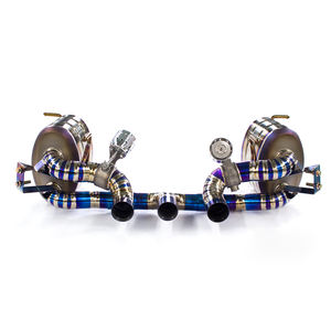 Ferrari 458 Italia için/458 Speciale 4.5 V8 F136 titanyum/paslanmaz çelik Valvetronic Catback egzoz sistemi - Product Image 3