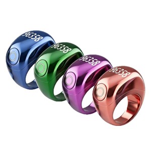 Bague connectée de comptage de Zikr Equantu avec fonction Qibla, Tasbih, et réveil Azan LED – Cadeau musulman - Product Image 1