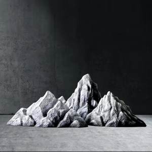 Esculturas Artísticas Personalizadas a Gran Escala de Resina con Forma de Búho, Inspiradas en la Piedra Taihu, Instalaciones Artísticas Talladas para Interiores, TV/Cine - Product Image 2