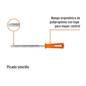 Lime triangulaire lourde MASTER 54, 7 pouces, 34 TPP, avec poignée, TRUPER - Product Image 2