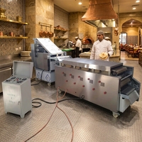 Machine à pain pita arabe entièrement automatique, machine à pain plat libanais Khubz, ligne de production de pain pour boulangerie