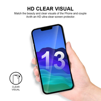 Protecteur d'écran en verre trempé pour téléphone portable pour iPhone 11 12 13 14 Protecteur d'écran