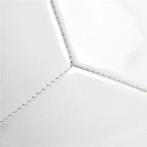 Taille 5 Simple Couche En Plastique 1.6MM Dessin Cadeaux PVC Classique Style Promotionnel Tout Pur Blanc Football <span class=keywords><strong>Ballon</strong></span> <span class=keywords><strong>De</strong></span> Football - Product Image 5