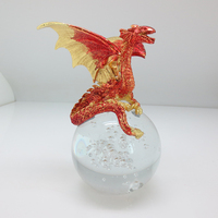 Statue de dragon antique statue de dragon feng shui dragon rose pour hommes jouet