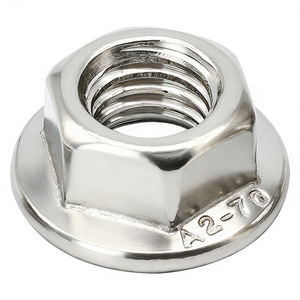 Tuercas de Brida de Acero Inoxidable 304 Howard Johnson M4 M5 M6 M8 M10 DIN6923 Grado A Nivel 6.8 Antideslizantes para Equipos de Fitness - Product Image 3