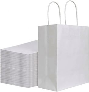 Bolsa de Papel Kraft con Asa, Impresión de Logotipo Personalizado al por Mayor, Bolsa de Compras de Papel Reciclable Personalizada - Product Image 1