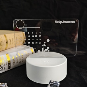 Lampe de bureau mignonne pour fille avec tableau de messages réinscriptible et veilleuse décorative pour chambre à coucher ou chambre – Idée cadeau originale pour favoriser le sommeil - Product Image 3