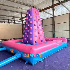 Nouveaux jeux de parc d'attractions de grande taille, jeux de mur d'escalade gonflable en roche, intérieur et extérieur, pour adultes et enfants - Product Image 6