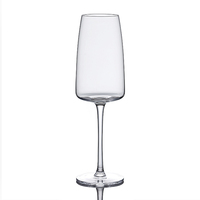Verres à vin en verre transparent en cristal, gobelet à vin blanc clair, ensemble de tasses à vin rouge