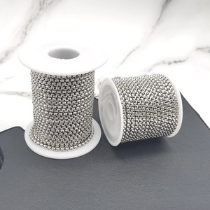 Chaîne de perles carrées dorées sous vide en acier inoxydable pour collier à faire soi-même Bracelet Fondation Personnalité du commerce extérieur assortie Mode - Product Image 4