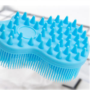 แปรง<span class=keywords><strong>อาบ</strong></span>น้ำซิลิโคนรูปกีตาร์ด้ามจับยาวอุปกรณ์นวดขนแปรงอ่อนนุ่มปลอดภัยสำหรับแมวสุนัขสัตว์เลี้ยง - Product Image 4