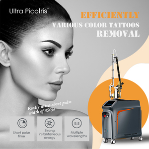 Máquina de eliminación de tatuajes, tecnología Ultra Picolris picogen, eliminación de rosacea, Láser de pico para poros