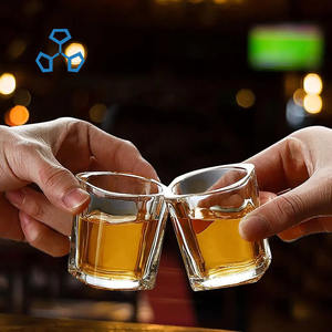 高速配送人気スタイル65ml 2オンスクリア無料サンプルワインドリンクカップスクエアショットグラスバーパーティー用 - Product Image 6