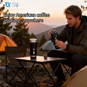 Machine à café à capsules expresso électrique entièrement automatique compacte et portable, utilisation en extérieur, capsules <span class=keywords><strong>de</strong></span> café commerciales - Product Image 1